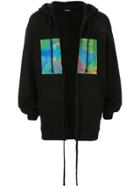 Christian Dada Graphic-print Hooded Jacket - Black