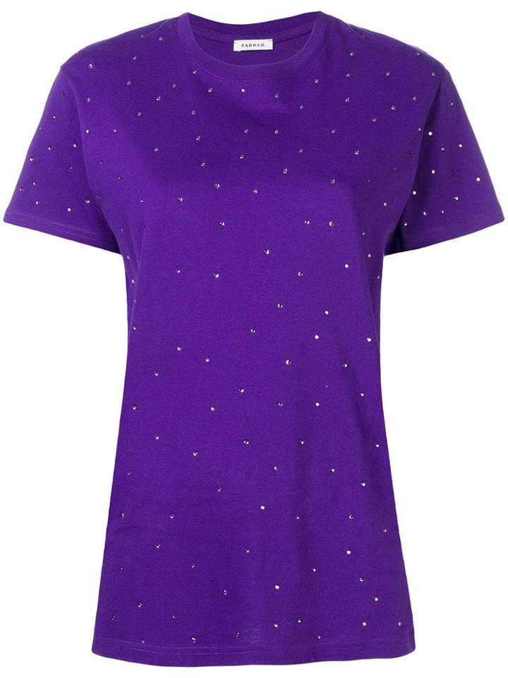 P.a.r.o.s.h. Stud T-shirt - Purple