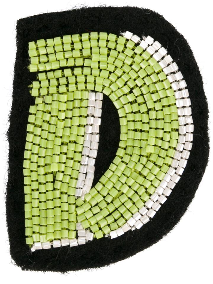 Olympia Le-tan Alphabet Patch - Green