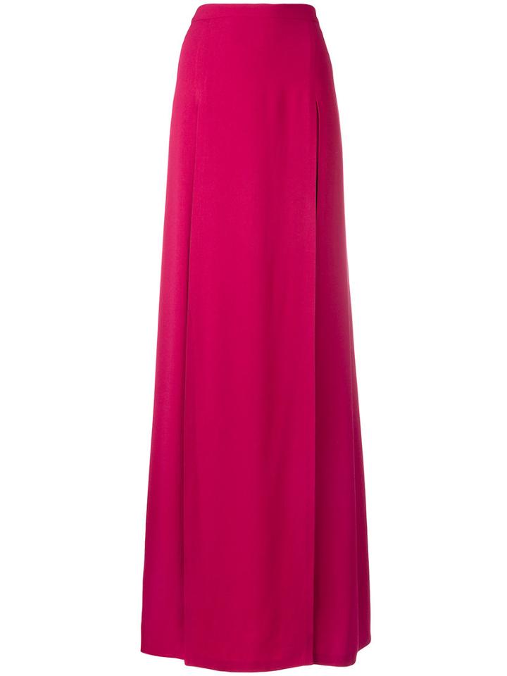Chalayan Long Split Skirt, Women's, Size: 42, Pink/purple, Acetate/viscose