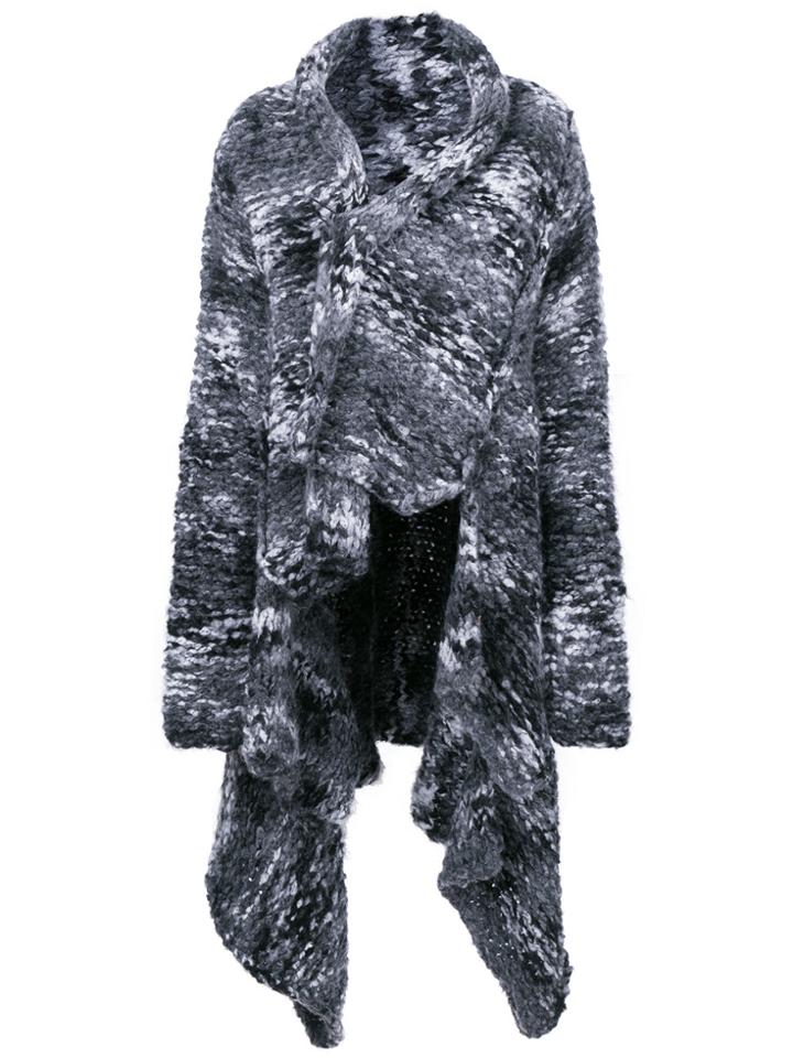 Ivan Grundahl Ties Knitted Cardigan - Grey