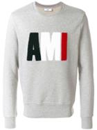 Ami Paris Big Ami Sweatshirt - Grey