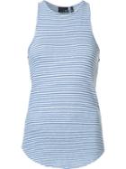 Ag Jeans Striped Fitted Tank Top
