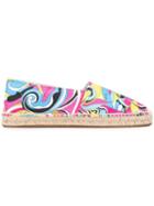 Emilio Pucci Multicolour Merida Print Espadrilles - Pink