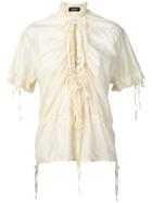 Dsquared2 Ruched Front Blouse - Neutrals