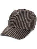 Reality Studio Striped Cap - Brown