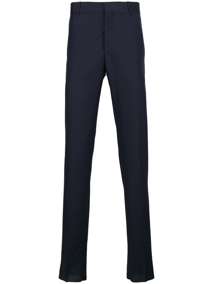 Alexander Mcqueen Classic Tailored Trousers - Blue