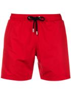 Paul & Shark Plain Swim Shorts - Red