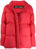 Ienki Ienki Zip Trim Puffer Jacket - Red