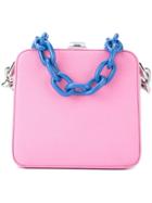The Volon Cube Chain Bag - Pink