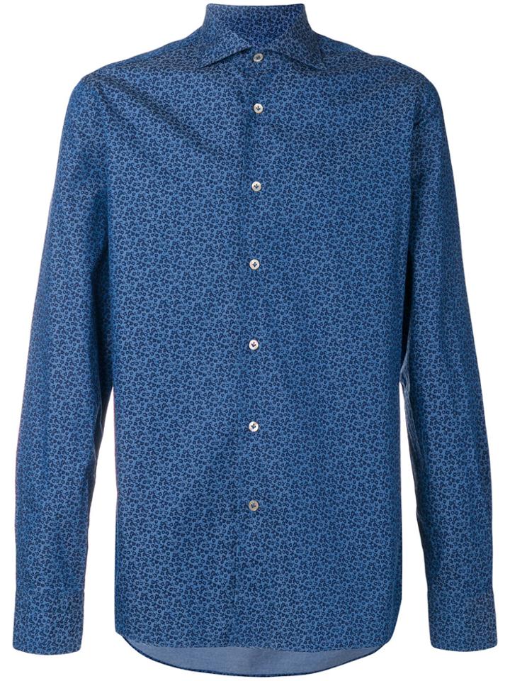 Borriello Floral Shirt - Blue