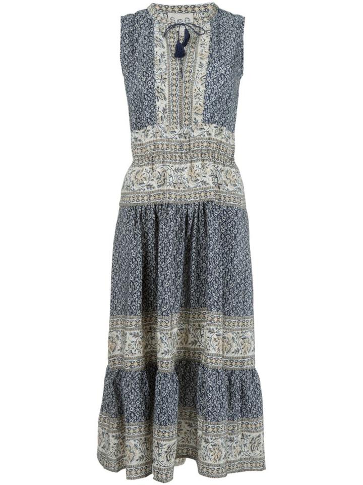 Sea 'sabine' Sleeveless Dress, Women's, Size: 2, Blue, Silk