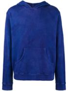 The Elder Statesman - Washed Hoodie - Men - Cotton - S, Blue, Cotton
