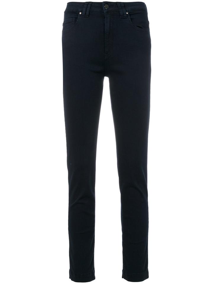 D.exterior Mid-rise Skinny Trousers - Blue