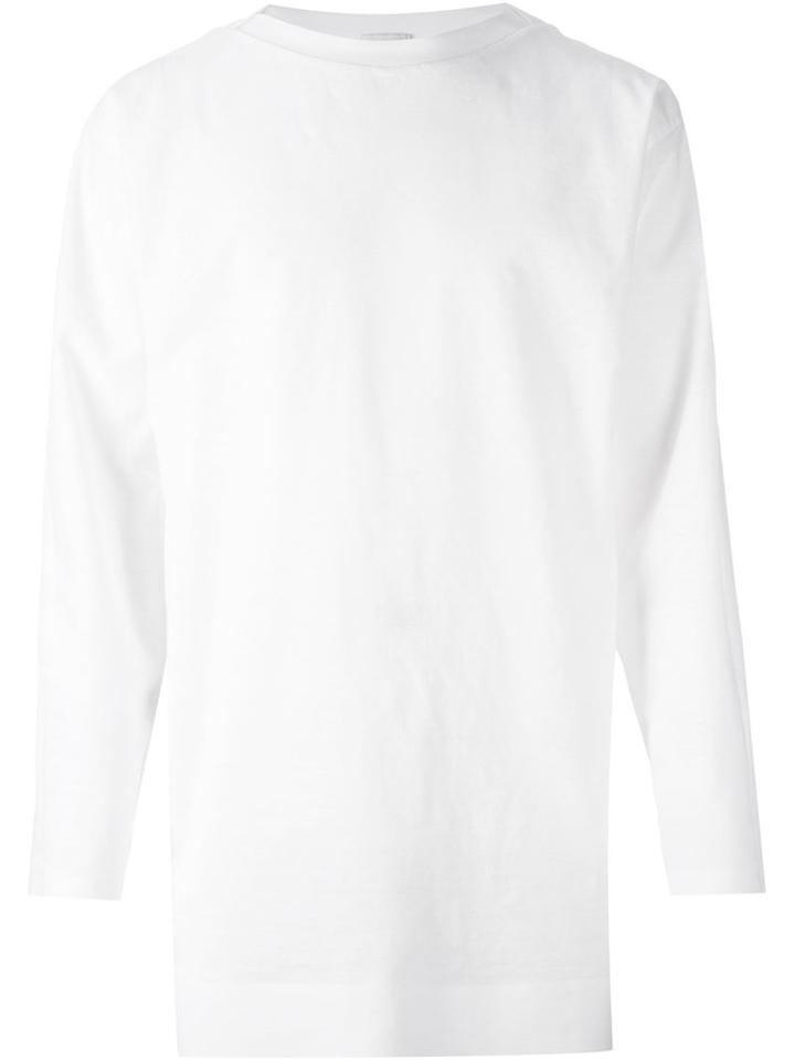 En Route Longsleeved T-shirt, Men's, Size: 2, White, Polyester/cotton