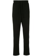 Jil Sander Knitted Track Trousers - Black