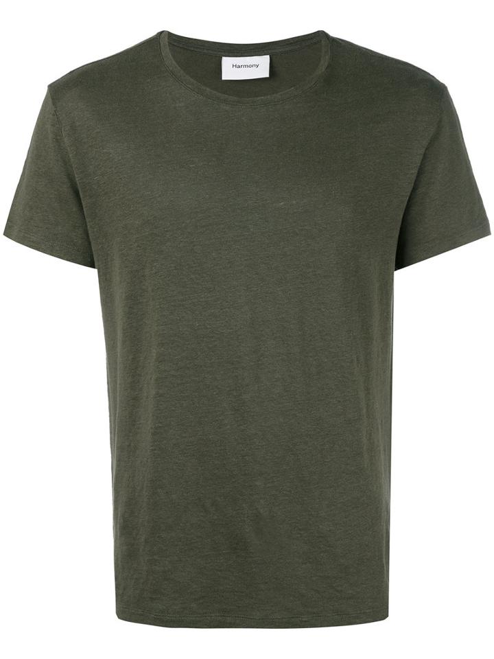 Tavin T-shirt - Men - Linen/flax - Xl, Green, Linen/flax, Harmony Paris