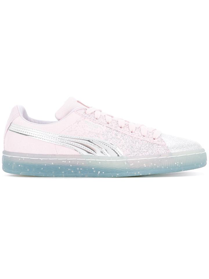 Puma X Sophia Webster Glitter-finish Sneakers - Pink & Purple
