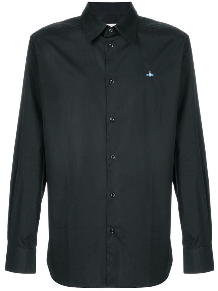 Vivienne Westwood Embroidered Orb Shirt - Black