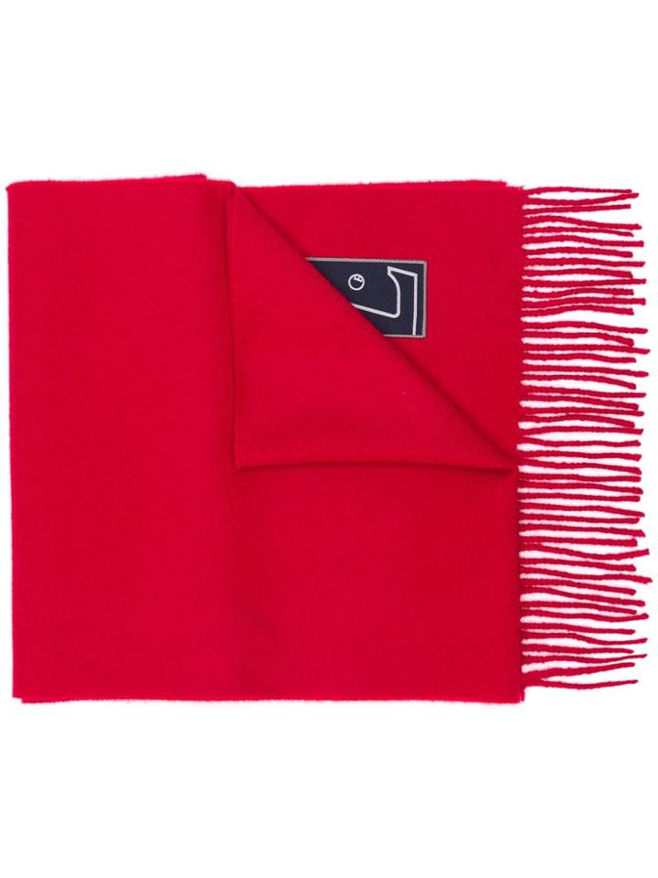 Lanvin Classic Fringed Scarf - Red