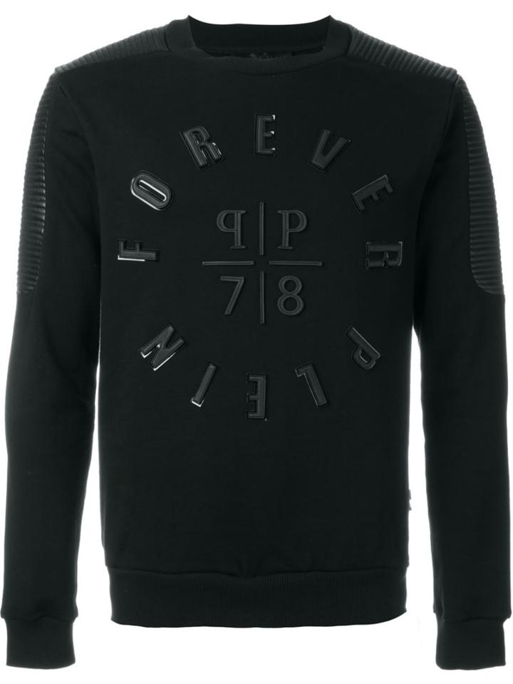Philipp Plein Forever Sweatshirt, Men's, Size: L, Black, Cotton