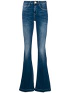 L'autre Chose Faded Flared Jeans - Blue