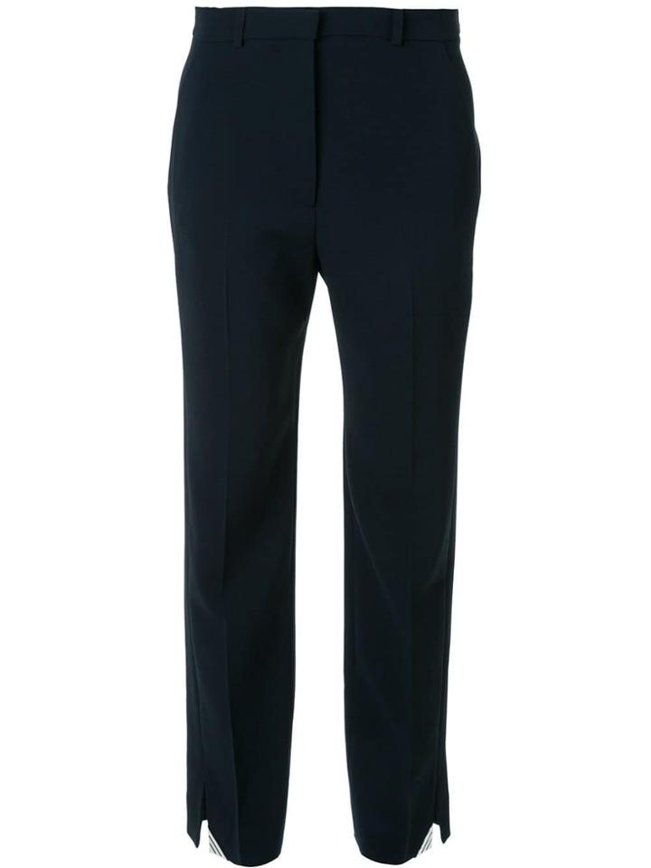 Mugler Metal Detail Trousers - Blue