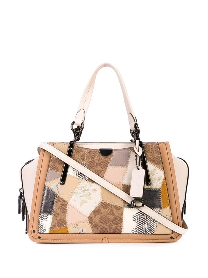 Coach Patchwork-style Shoulder Bag - White