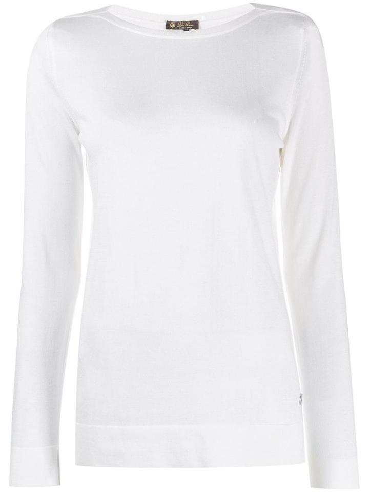 Loro Piana Fine Knit Sweater - White