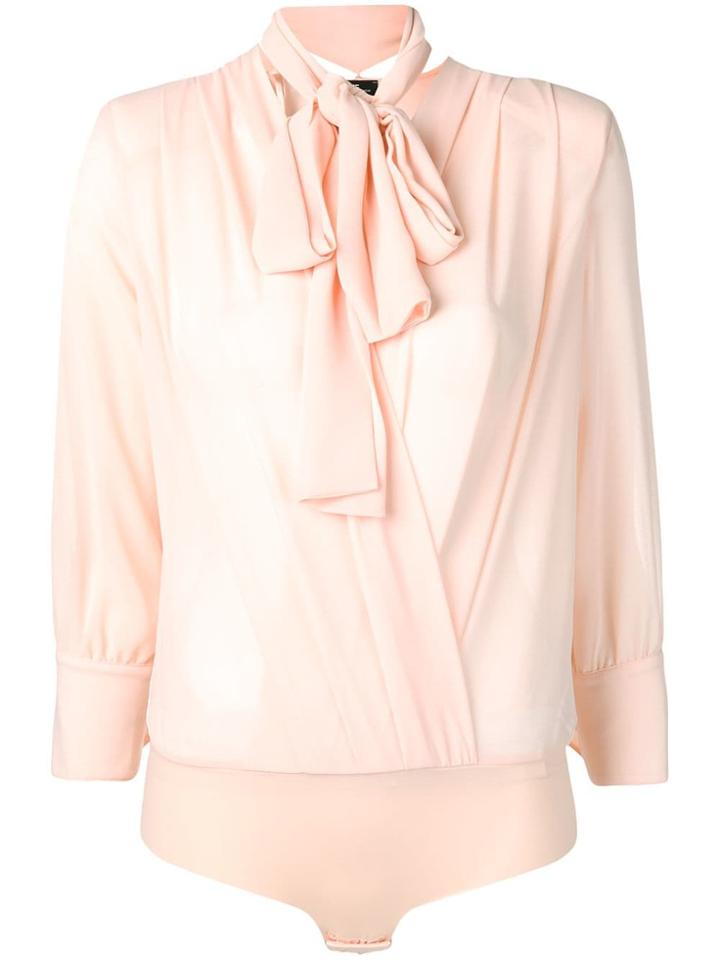 Elisabetta Franchi Body Shaped Blouse - Neutrals