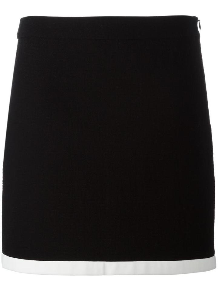 Moschino Mini Skirt, Women's, Size: 40, Black, Cotton/other Fibers