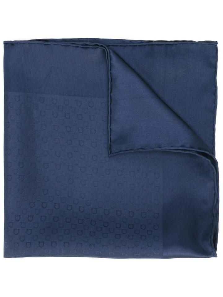 Salvatore Ferragamo Gancio Print Pocket Square, Men's, Silk