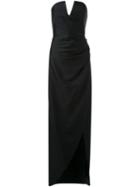 Bianca Spender 'phantasm' Gown, Women's, Size: 6, Black, Silk/cotton/polyester