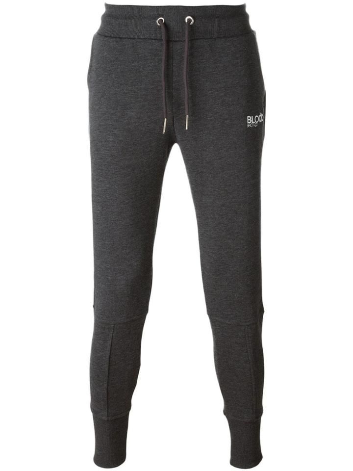 Blood Brother Cuffed Sweatpants - Grey