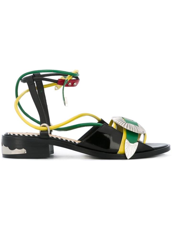 Toga Front Buckle Sandals