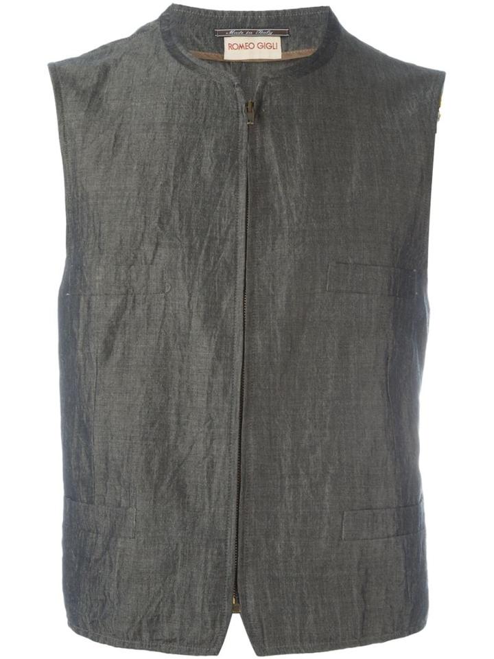 Romeo Gigli Vintage Front Zip Waistcoat