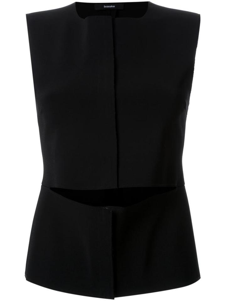 Bassike Cut-out Sleeveless Top