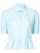 Delpozo Button Up Blouse - Blue