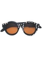Kuboraum Stud Detail Sunglasses - Black