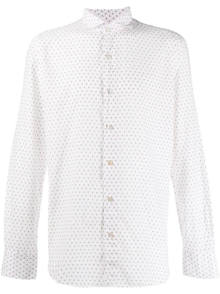 Finamore 1925 Napoli Paisley Print Shirt - White