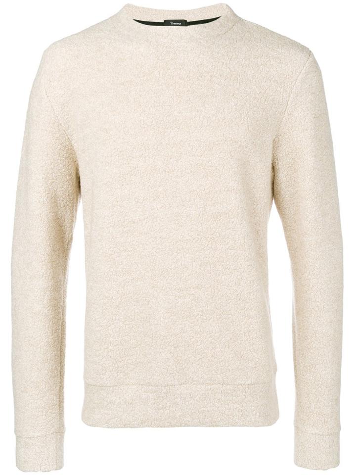 Theory Crew Neck Sweater - Nude & Neutrals