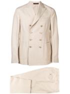 The Gigi Double-breasted Suit - Neutrals
