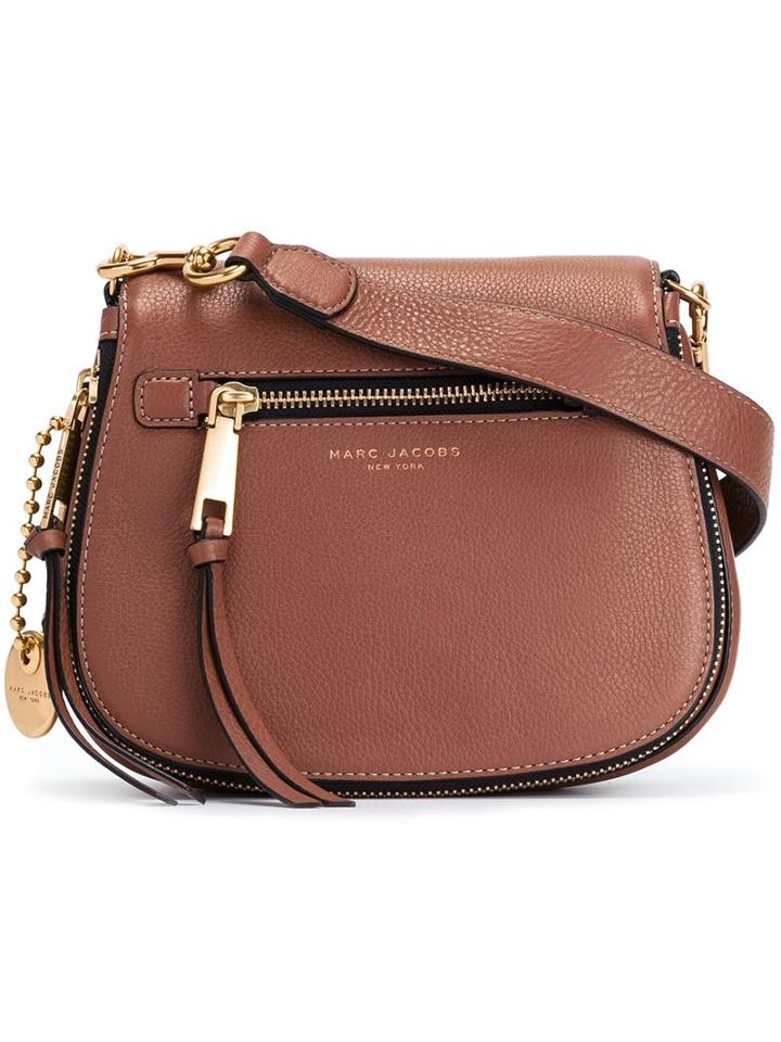 Marc Jacobs Small 'recruit' Saddle Crossbody Bag, Women's, Brown