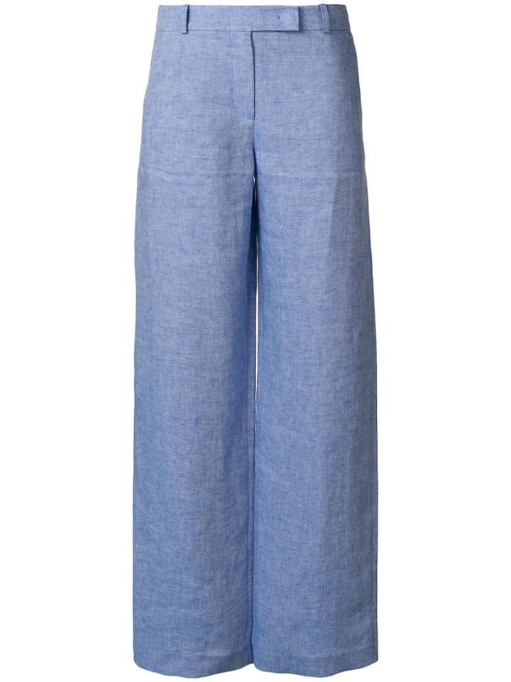 Loro Piana High Waisted Trousers - Blue