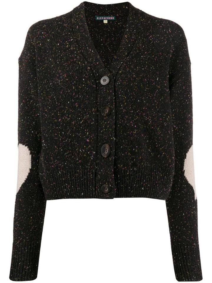 Alexa Chung Elbow-patch Cardigan - Brown