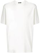 Bassike Crew Neck Ribbed T-shirt - White