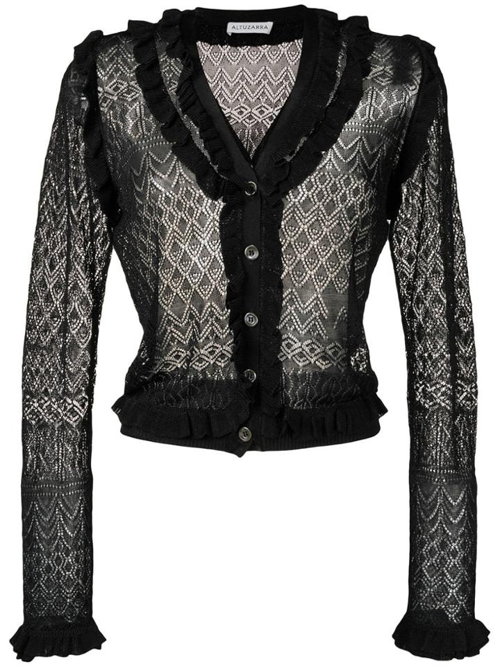 Altuzarra Kozmic Knitted Cardigan - Black
