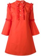 Vivetta - Flared Dress - Women - Cotton/acetate/cupro - 42, Red, Cotton/acetate/cupro