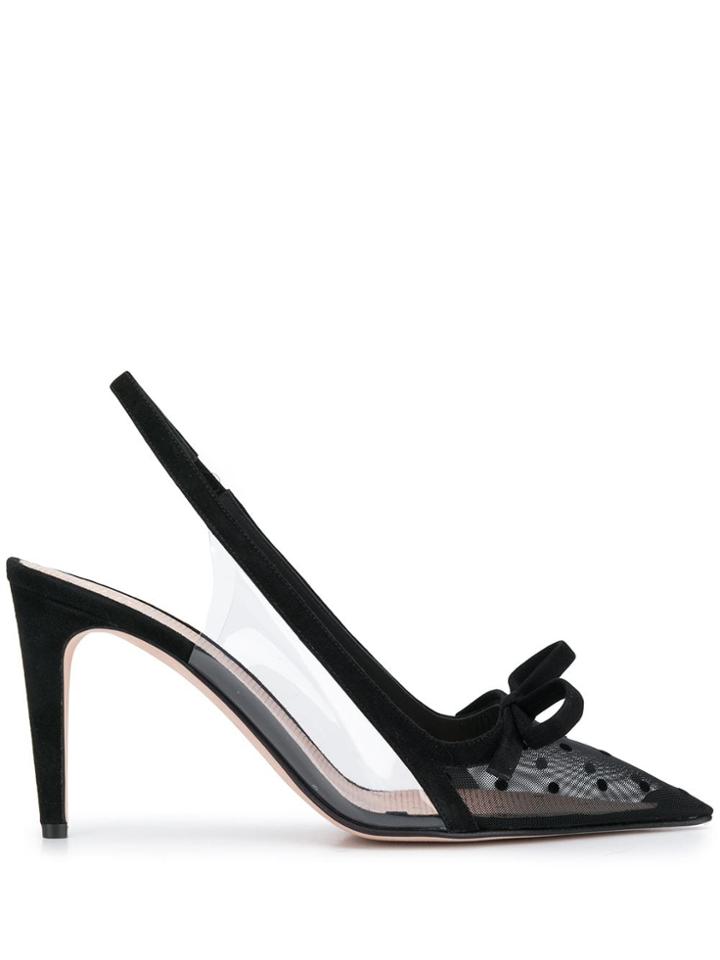 Red Valentino Red(v) Sandie Slingback Pumps - Black