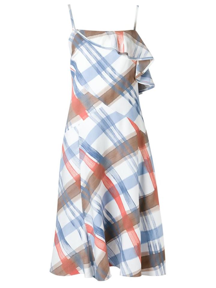 Tufi Duek Ruffled Midi Dress, Women's, Size: 38, Viscose